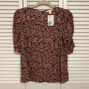 H&M Short sleeve floral blouse